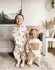 Pyjamas Setelan Pakaian Kartun Bayi Balita Laki Laki Perempuan Kaus Celana Lengan Panjang 2 Potong Baju Beruang Lucu Untuk Anak Anak 230516
