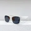 Zonnebrillen Acetaat Ladies Classic Square Women 2023 Retro Men Futuristische vrouwelijke feestmodemerkontwerper Travel Sun Glasses