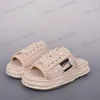 2023 Designer Graffiti Canvas Hausschuhe MMY Maison Mihara Yasuhiro Wayne Frauen Original Plattform Frau Sohle Leder Triple Slipper Slides Trainer Snea 70Mi #