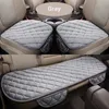 Neue Weiche Auto Sitz Abdeckung Vorne Hinten Matte Pad Anti-slip Beflockung Tuch Kissen Winter Warm Halten Auto Sitz protektor Universal SUV VAN