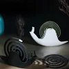 Figurine di oggetti decorativi Simpatico porta bobina a forma di lumaca con decorazione retrò e unica in metallo in ferro battuto per la camera da letto di casa