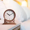 Wall Clocks Vintage Style Desk Clock Mantel Table For Hallway Bedroom Loft Dorm Livingroom Brown