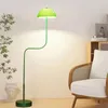 Lampy podłogowe szmaragd lampa zielonej fasoli nowoczesna kreatywna atmosfera Luminaire do nauki salonu sofa dekoracje pionowe światło narożne