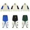 Rhude Mens Tracksuits Y2K 스포츠 정장 디자이너 재킷 바지 정장 스티칭 컬러 페어 여성 거리 캐주얼 패션복 -99