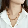 Chains Bead Chain Necklace For Women Girls 585 Rose Gold Color Lobster Clasp Wedding Elegant Jewelry Gifts 6/8/10mm DCNM01