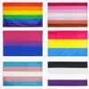Drapeau Gay 90x150cm arc-en-ciel choses fierté bisexuelle lesbienne pansexuelle LGBT accessoires drapeaux en gros GG