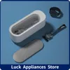 Detergenti Macchina per la pulizia ad ultrasuoni portatile Pulitore per lavaggio a vibrazione ad alta frequenza Rimuovi macchie Lavatrice per occhiali da orologio per gioielli