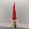 Julekorationer Xmas Doll Ornament Söta rustika trädprydnader gnome topper iögonfallande DIY