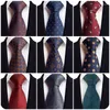 Bow Ties Men Silk Man Vintage krawat granatowy zielony zwykły jacquard cravat dla dorosłych bluzki