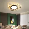 Ljuskronor pendelljus modern ledning för sovrum mats vardagsrum hall inomhus belysning luster guld svart deco armatur lampa