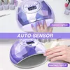 Nail Dryers UV LED Lamp For Nails Manicure Lamp For Drying All Gel Polish With 39 LEDs Fast Dryer Nail Lamp With Timer Smart Sensor 230516