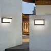 Wall Lamp Outdoor Waterdicht IP65 Modern Simple 85-265V LED Acryl voor Villa Courtyard Indoor Living Room Decoratie