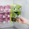 Organização de armazenamento de cozinha Organizador de geladeira Refrigerador de vinícolas Beberia de cerveja pode encaixar garrafa de vidro doméstica de vidro