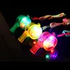 LED Flash whistle light colorful whistle toy joke for evening party & bar supplies glow concert noise maker props