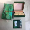 5pcs Watch Accessessesiesbox Мужские роскошные женщины качество темно -зеленого подарка для часов для часов