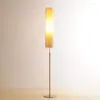 Golvlampor modern lampa minimalistiska rostfritt stål stående för vardagsrumsläsning belysning loft järnljus e27 LED -glödlampa