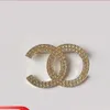 Spille di design di lusso Spille Perle di cristallo con strass Placcato in oro 18 carati Spilla da donna con spilla da donna Abito da maglione Portato Abbigliamento Accessori per gioielli 20 stile