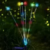 Solar Firefly Lights Outdoor Waterproof Decorative Powered Automatic Light On At Night Stake