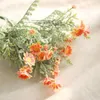 Dekorativa blommor 2st konstgjorda frostade fält Daisy Grass Flower Bush Simulation Wholesale Garden Wedding Home Decor