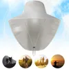 Açık Hava Şapkaları Unisex UV Koruma Kapağı Yaz Dış Mekan Balıkçılık Tırmanma Güneş Şapkası Boyun Flap Koruma Kapağı Erkekler Şapka 230516