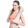 Back Massager Heat Massage Spine Belt Multifunction Infrared Body Health Care Equipment Car Home Massageador Kneading Neck Shoulder Cellulite 230517