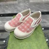 23ss Casual schoenen kids designer schoenen Kinderschoenen kids sneakers Klassieke borduursels Elastische band Platte schoenen meisjes jongens maat 26-35 baby schoenen