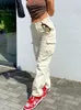 Женские штаны с двумя частями винтажные грузовые брюки Бэкги Джинсы Женские модные 90 -х карман