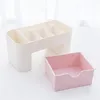 Storage Boxes Double Layer Plastic Makeup 6 Grids Box Cosmetic Drawers Jewelry Display Case Desktop Container For Bathroom