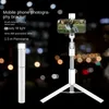 Partihandel Bluetooth Selfie Stick Fill Light 1,5M Douyin Mobiltelefon Live Broadcast Stand Landing Desktop Tative Selfie Stick