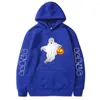 Sweats à capuche pour hommes Ghost Graphic Print Sweat à capuche Halloween Funny Grimace Pattern Sweat unisexe Automne Harajuku Y2K Teens Vêtements esthétiques