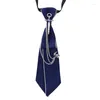 Boogbladen elegante mode boogtjes nek stropdas lint strass corsage bowtie cravat cadeaus voor mannen bruiloft formele kleding accessoires