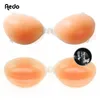 Bras Aedo Thin Under Thick Mold Cup Selfadhesive Invisible Silicone Adjustedstraps Seamless Wireles Nude Bra Sticky 230517