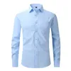 Herrklänningsskjortor för män kläd Camisa maskulina blusas ropa camisas de Hombre Chemise Homme vintage långärmad blusar Roupas 230517