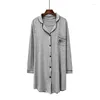 Женская одежда для сна Летняя модальная ночная рубашка Женская женская ночная одеяния с короткими рукавами с коротками