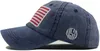 Ball Caps Męska amerykańska flaga baseballowa czapka taktyczna armia bawełniana wojskowa kapelusz amerykański unisex hip hop hat sport czapki czapki na zewnątrz AA220517