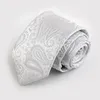 Bow Ties Hooyi 2023 Nek Tie Set voor mannen Ntransholtje Cufflinks Business Silk Hanky ​​Wedding Cravate 12 kleuren