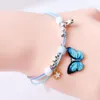 Charme Bracelets Perle Cristal Perles Entretoises Papillon Étoile De Mer Animaux Femmes Filles Douces Chaînes De Poignet Perlé Bracelet Jewlery GiftCharm