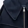 Kvinnorjackor 2023 Kvinnor Kontrast quiltad Flying Jacka Coat Spring Autumn Long Sleeve Zipper Bomber Female Streetwear Outer