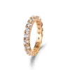 Pierścienie klastra 14k żółte złoto biżuteria Fl Diamentowy pierścionek dla kobiet Anillos de Bizuteria Silver 925 Anel Box