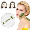 Jade Roller Massager för ansiktsrullar Gua Sha Nature Stone Beauty Thinface Lift Anti Wrinkle Face Skin Care Tools Tools