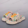 2023 Designer Graffiti Canvas Hausschuhe MMY Maison Mihara Yasuhiro Wayne Frauen Original Plattform Frau Sohle Leder Triple Slipper Slides Trainer Snea 70Mi #