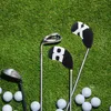 Главы клубов 10шт гольф Iron Head Cover Golf Club Head Coverse 4 5 6 7 8 9 P A S x гольф -клуб Железный головной голов Protector Golf Supply 230516