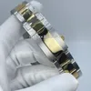 2023 Herren-Armbanduhren, Designer-Grau-Schwarz-zweifarbige Cerachrom-Keramik-Lünette, leuchtendes Gold, Herrenuhren, Saphirglas, 40 mm