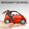 Diecast-Modellauto 1/32 Simulationsauto Smart Alloy Metal Diecast Vehicle Toy Car Model Metal Kids Gift Car Toys For Children 230517