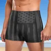 Shorts pour hommes hommes jour de l'indépendance impression été mode loisirs numérique avec longueur de jambe natation maillot de bain hommes Long