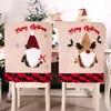 Chair Covers Christmas Santa Claus Hat Dinner Back Table Decor Year Tree Decorations L5