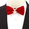 Bow Ties w stylu aksamitne ręcznie robione krawat moda męska groom groom Bankiet Bankiet gospodarz łosie