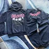 Mens Hoodies Sweatshirts god kvalitet blå sp5der 555555 Atlanta pullover män unga thug spindel webstjärna bokstav kvinnor y2k