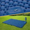 Outdoor Pads Outdoor Camping Sleeping Pad Inflatable Mattress with Pillows Travel Mat Folding Bed Ultralight Air Cushion Hiking Trekking Tool 230516