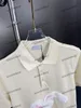 xinxinbuy Men designer Tee t shirt 23ss Flocked Rabbit patch short sleeve cotton women black white blue XS-2XL